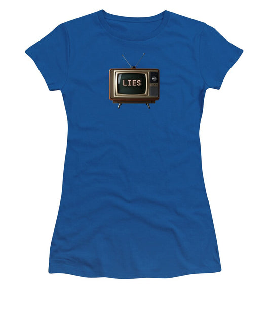 Television Lies - Women's T-Shirt