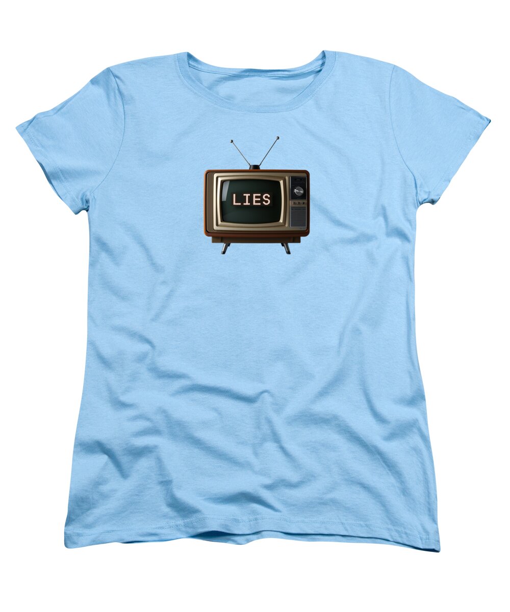 Television Lies - Women's T-Shirt (Standard Fit)