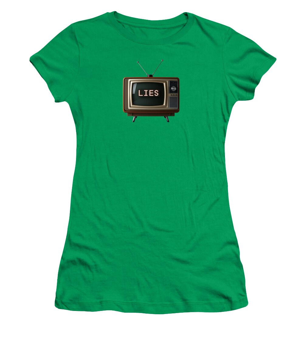 Television Lies - Women's T-Shirt