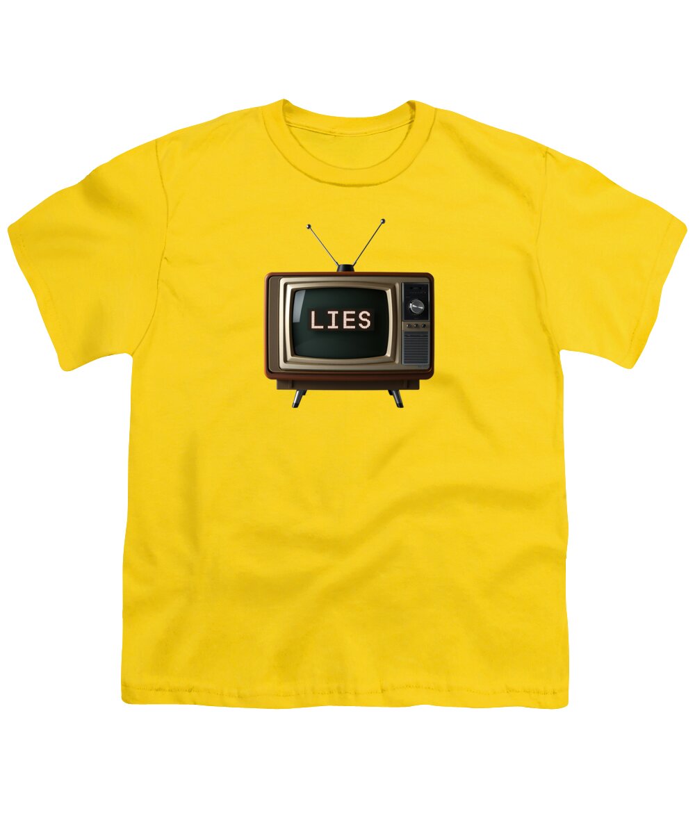 Television Lies - Youth T-Shirt