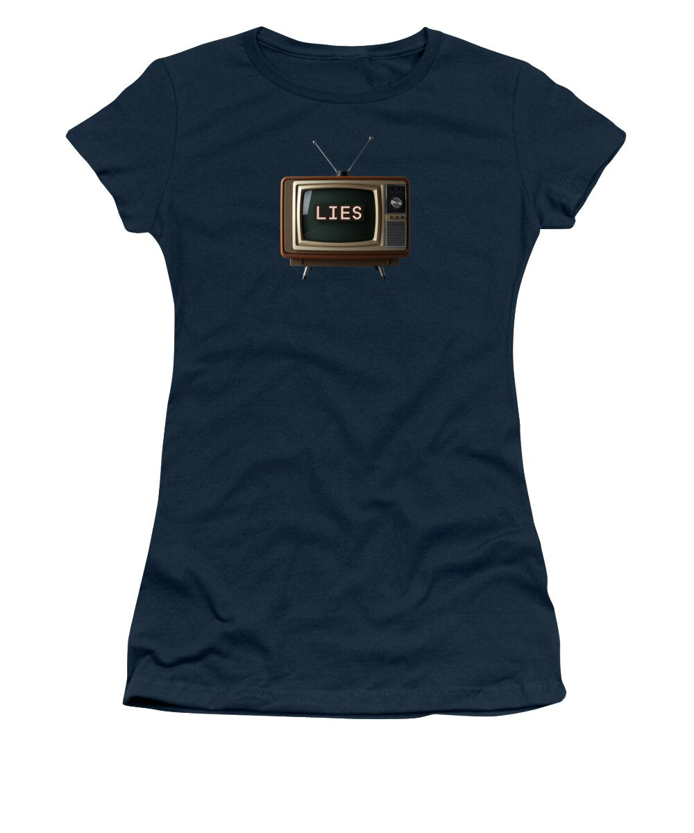 Television Lies - Women's T-Shirt
