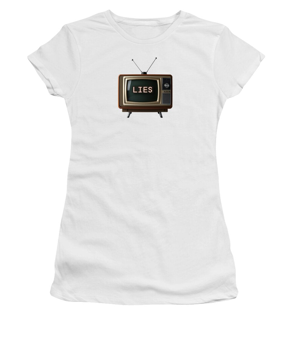 Television Lies - Women's T-Shirt