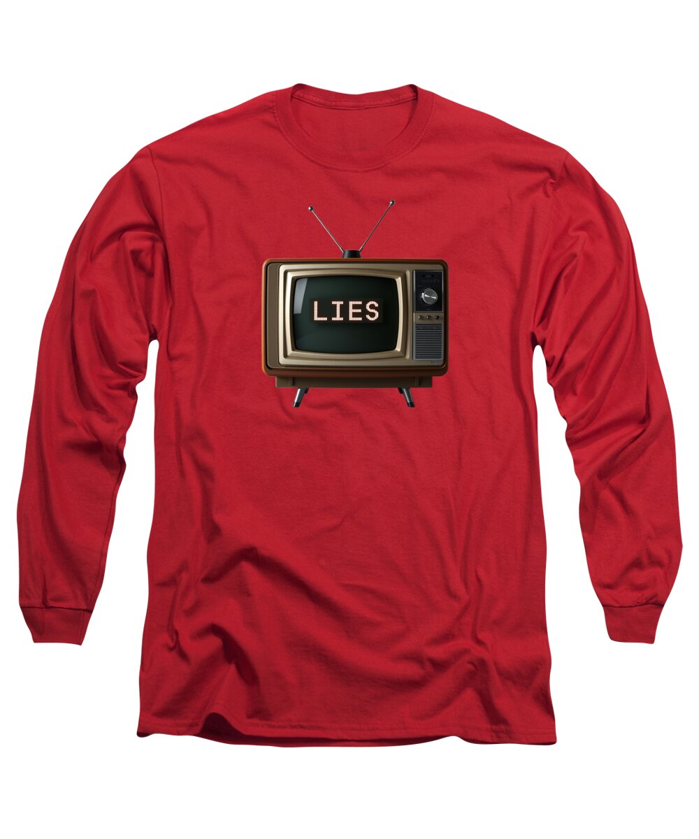 Television Lies - Long Sleeve T-Shirt