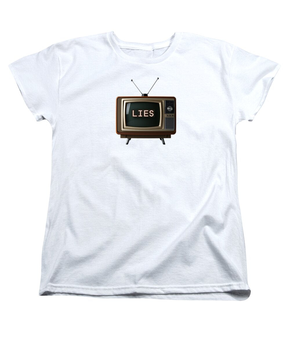 Television Lies - Women's T-Shirt (Standard Fit)