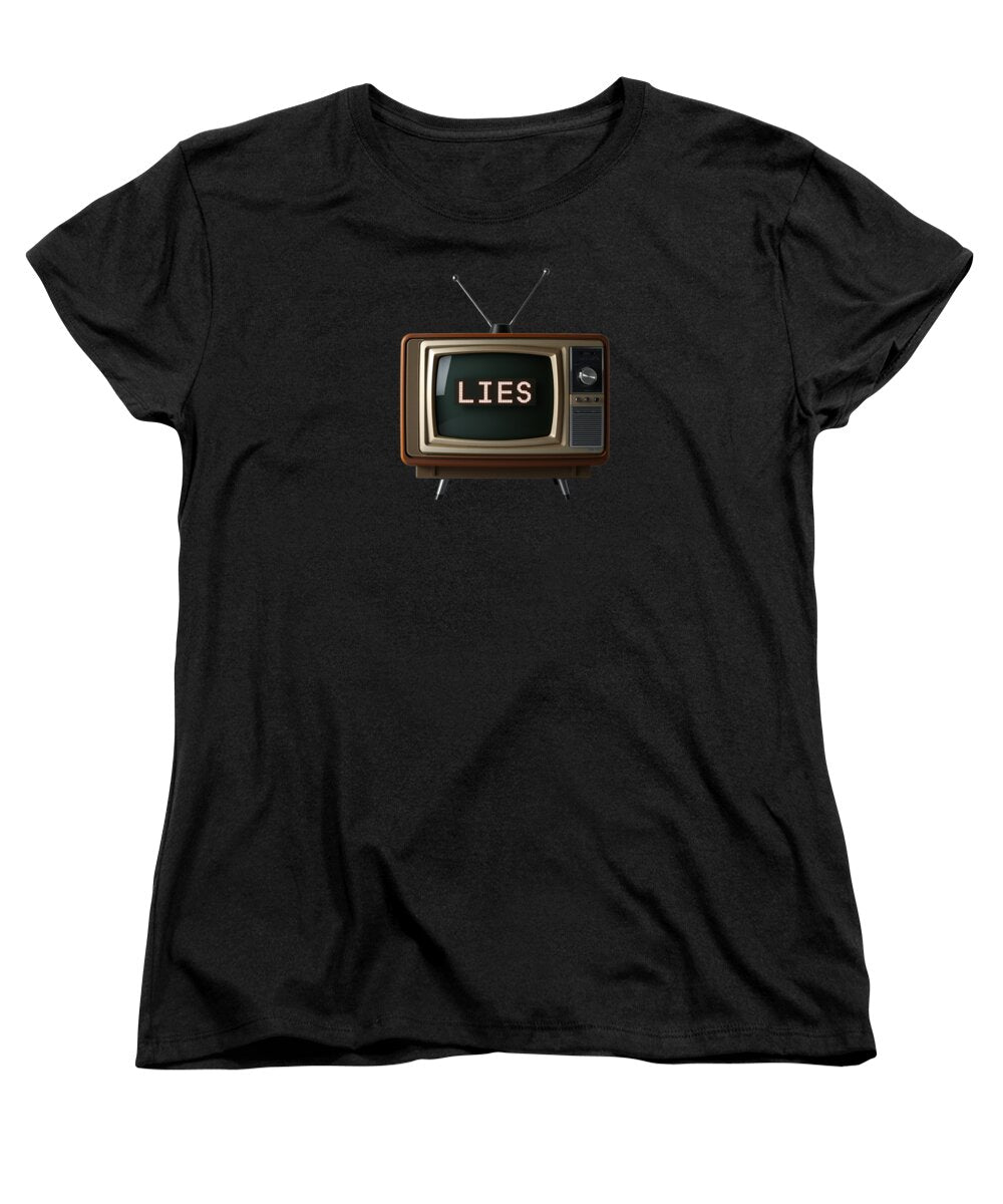 Television Lies - Women's T-Shirt (Standard Fit)