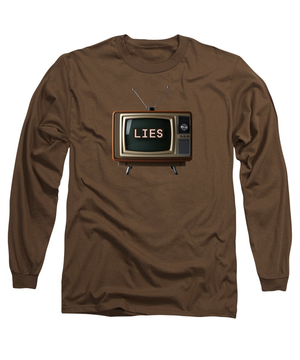 Television Lies - Long Sleeve T-Shirt