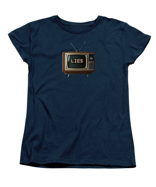 Television Lies - Women's T-Shirt (Standard Fit)
