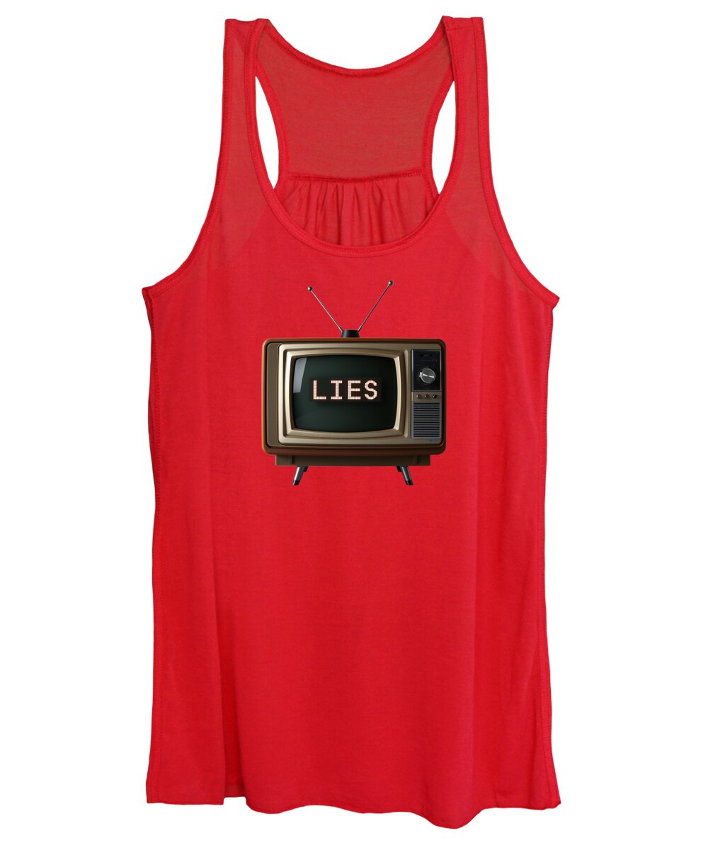 Television Lies - Women's Tank Top