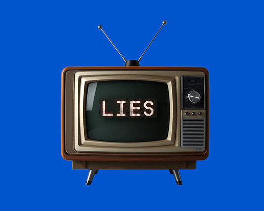 Television Lies - Art Print
