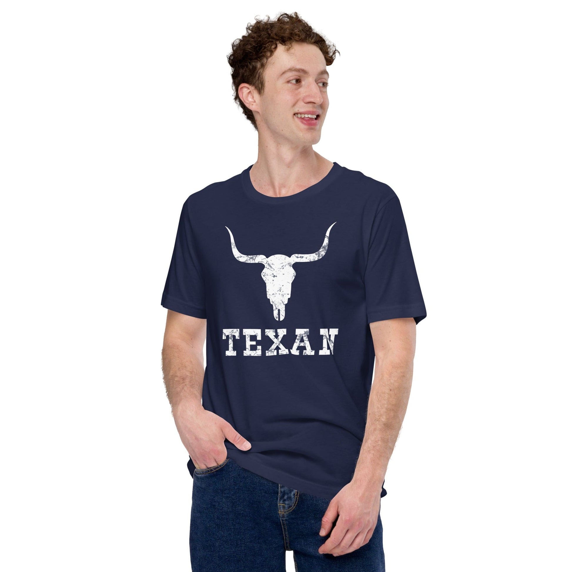 Texan Bull Skull T-shirt