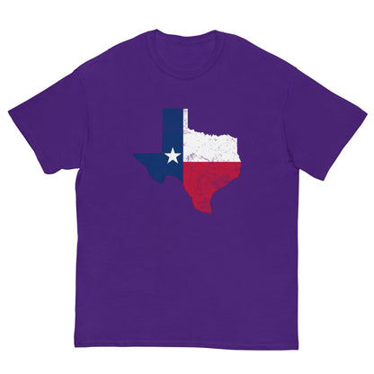 Texas State Flag T-shirt Purple / S