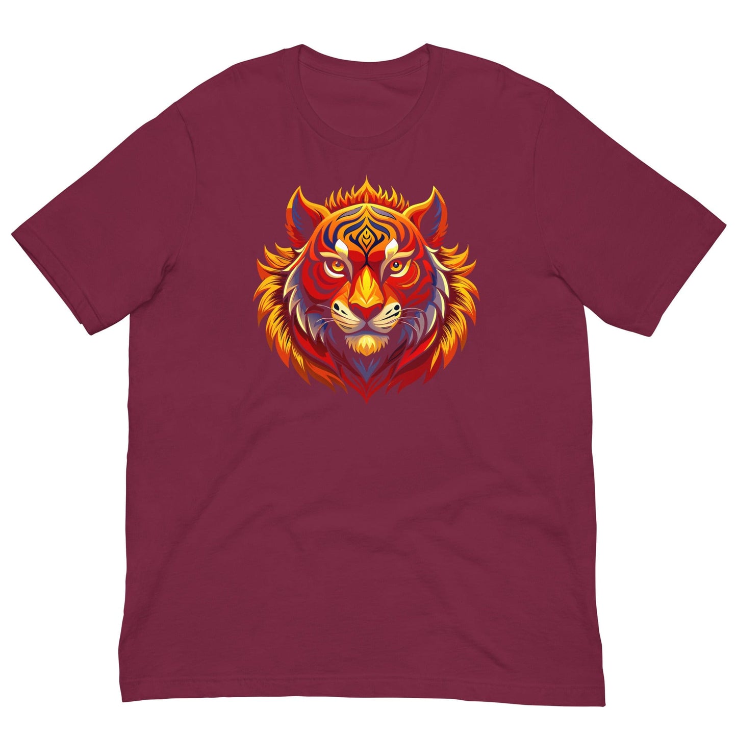 The i of the Tiger T-shirt Maroon / XS