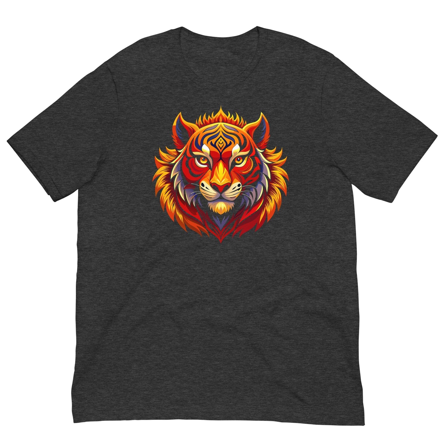 The i of the Tiger T-shirt Dark Grey Heather / XS
