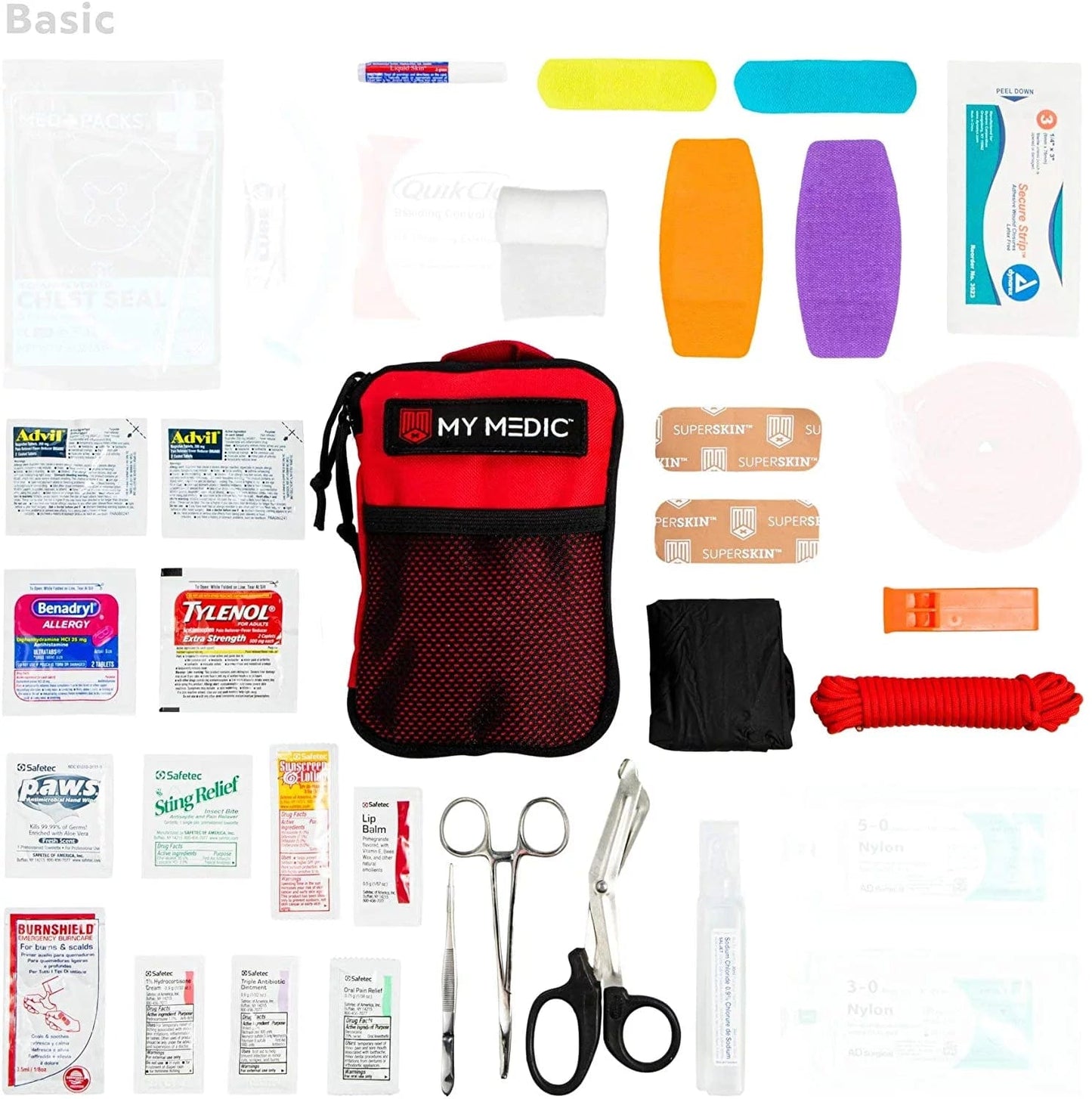 the Solo First Aid Kit, Basic, Green