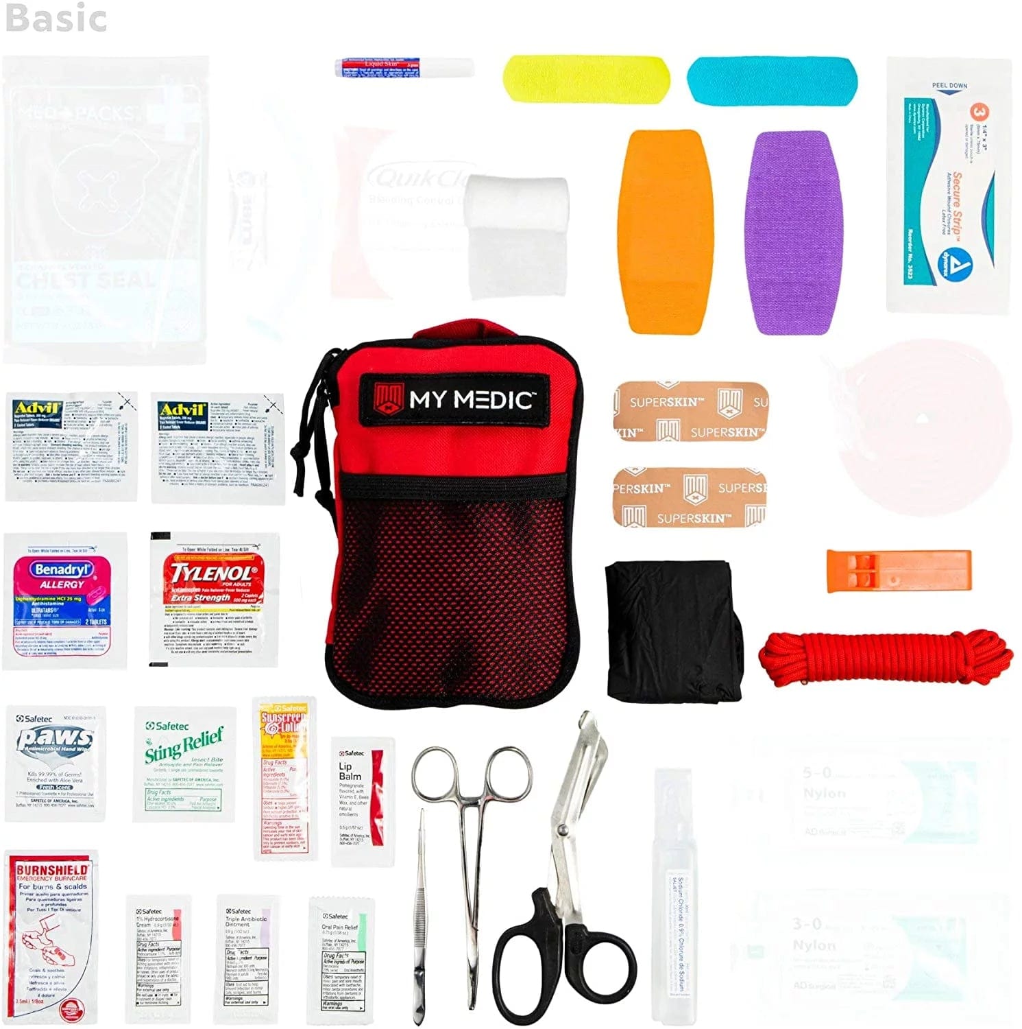 the Solo First Aid Kit, Basic, Green