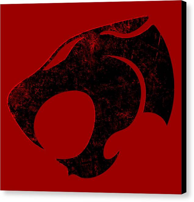 Thundera Distressed Thundercats Sign - Canvas Print