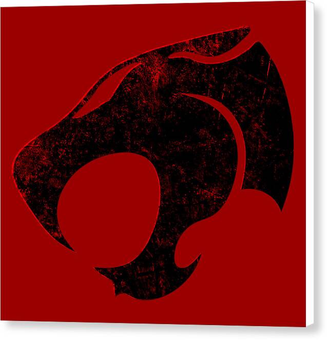 Thundera Distressed Thundercats Sign - Canvas Print