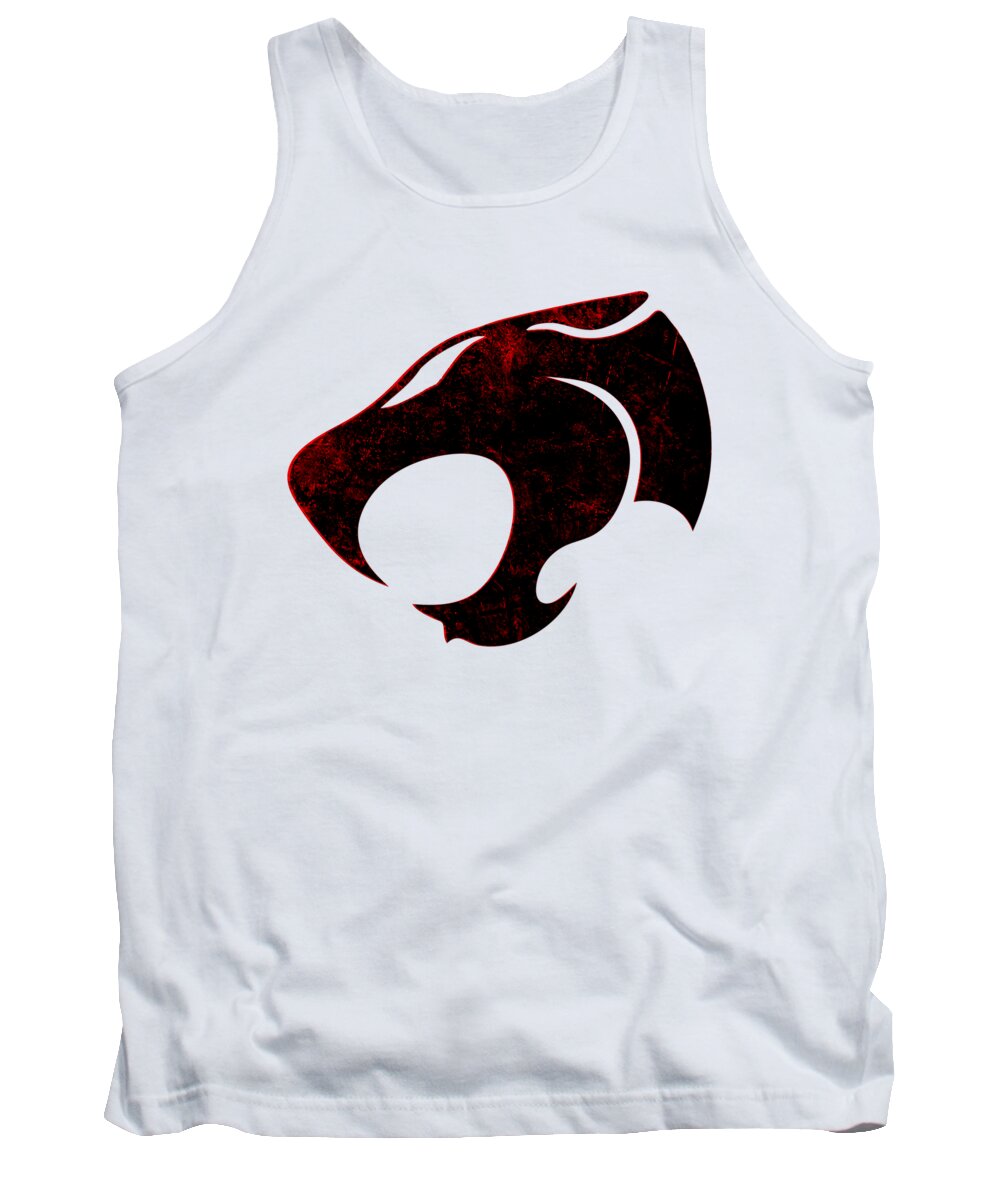 Thundera Distressed Thundercats Sign - Tank Top