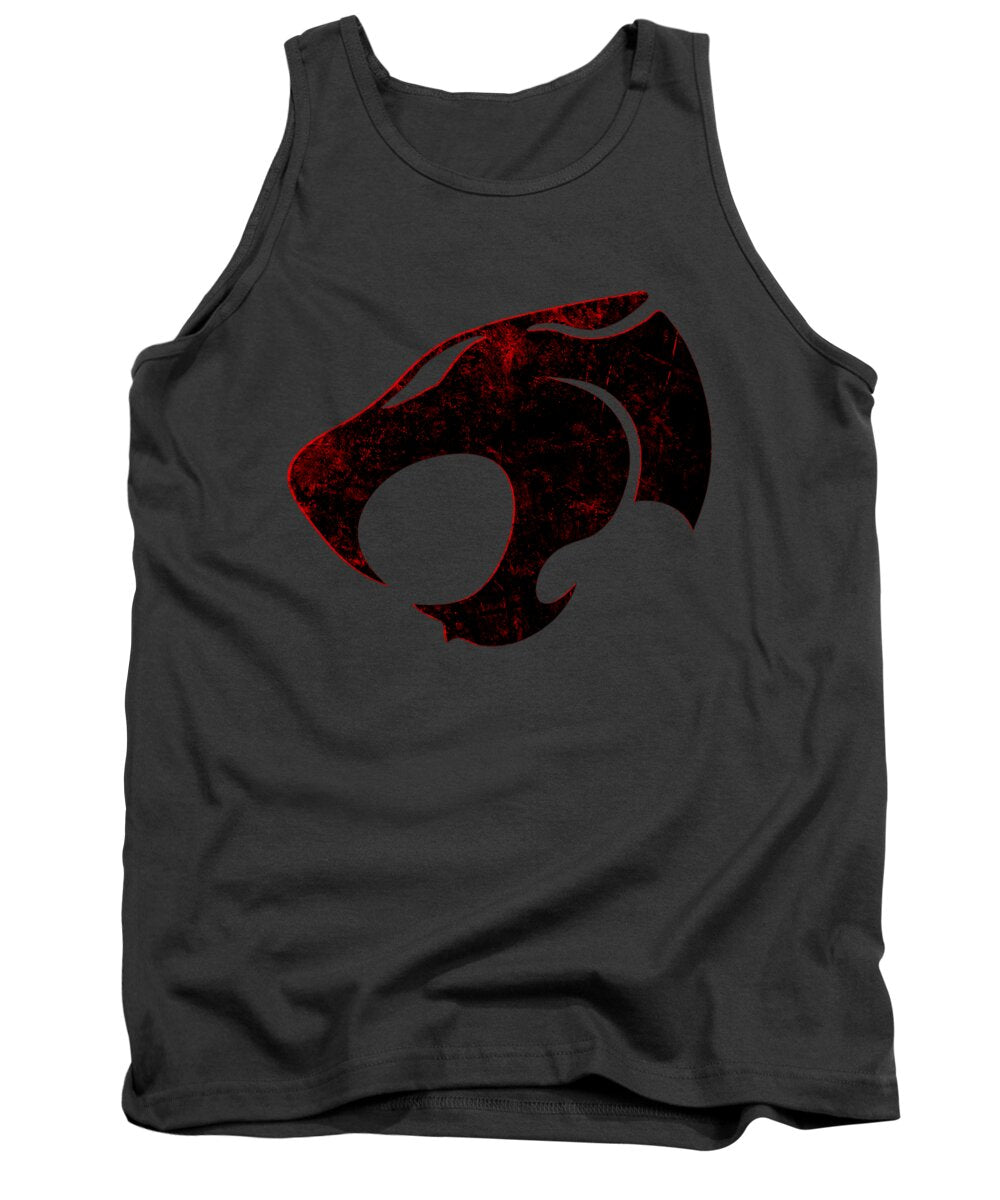 Thundera Distressed Thundercats Sign - Tank Top