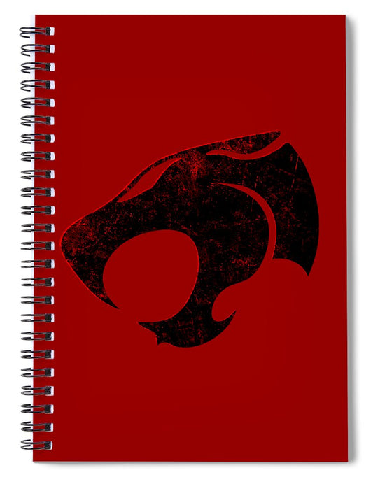 Thundera Distressed Thundercats Sign - Spiral Notebook