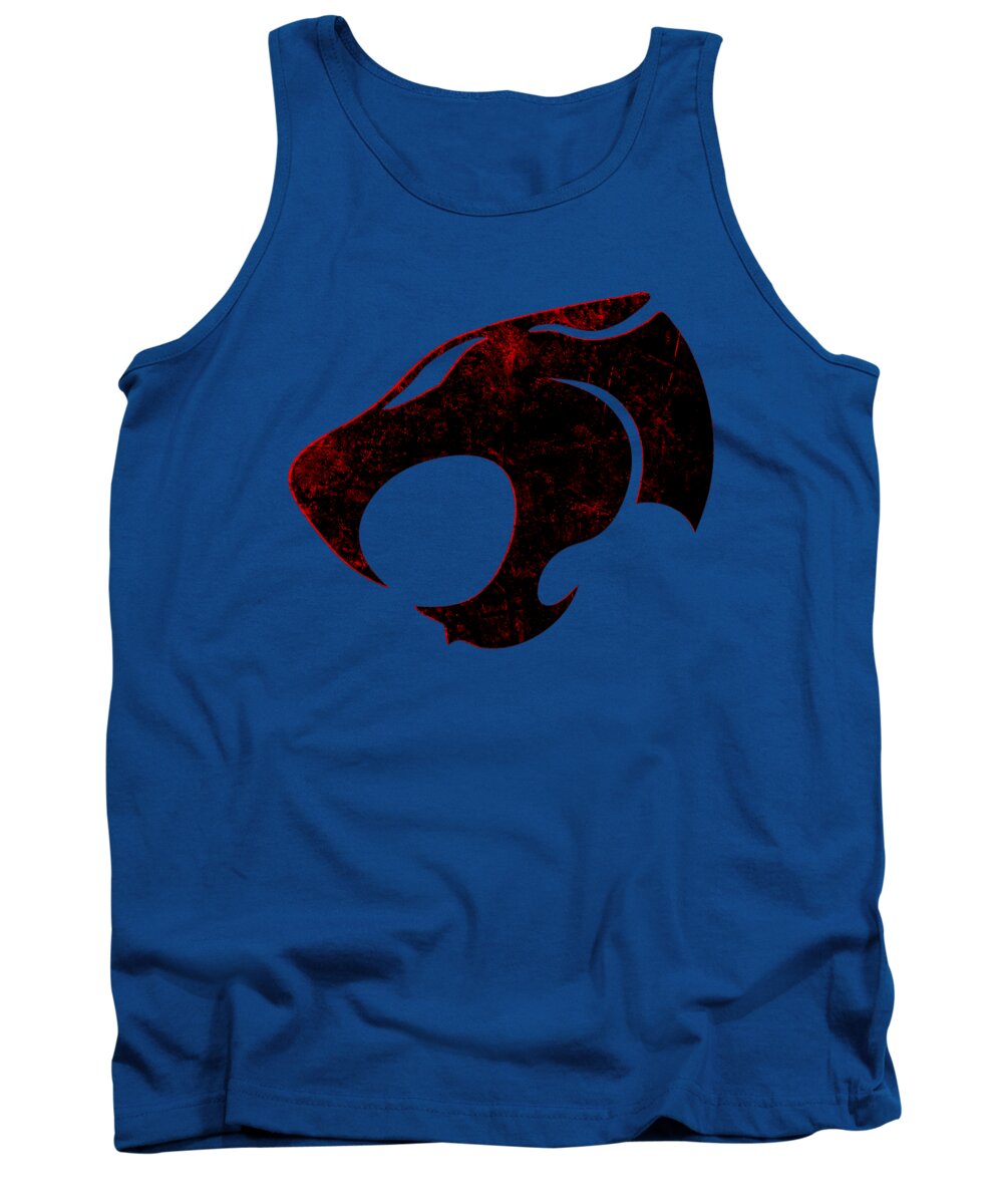 Thundera Distressed Thundercats Sign - Tank Top