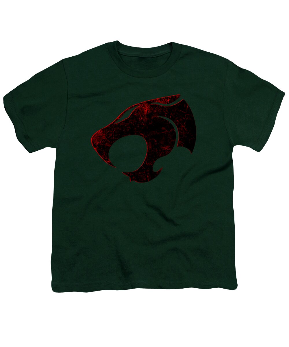 Thundera Distressed Thundercats Sign - Youth T-Shirt