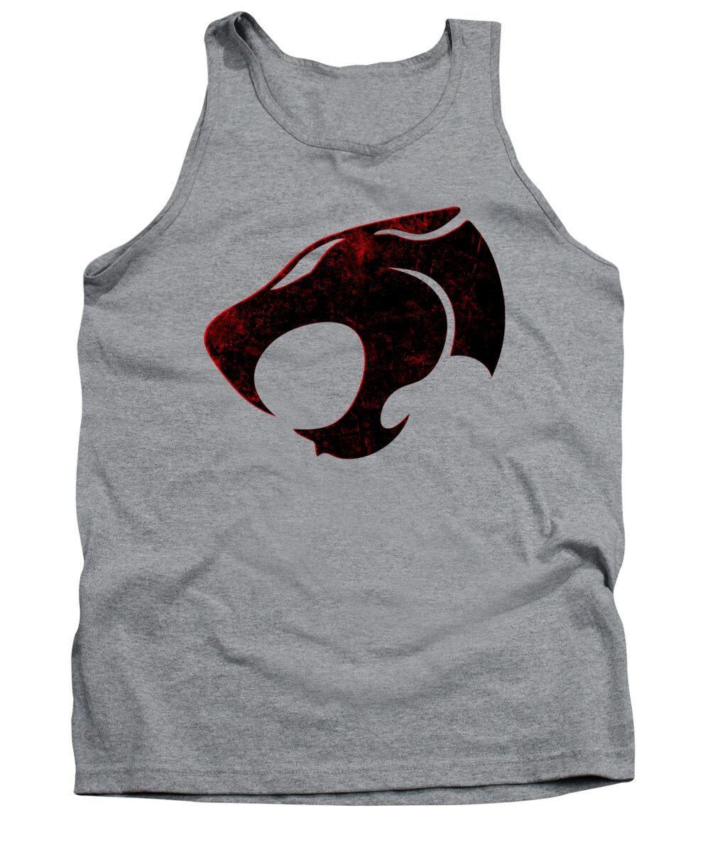 Thundera Distressed Thundercats Sign - Tank Top