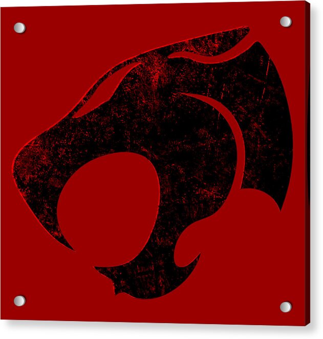 Thundera Distressed Thundercats Sign - Acrylic Print