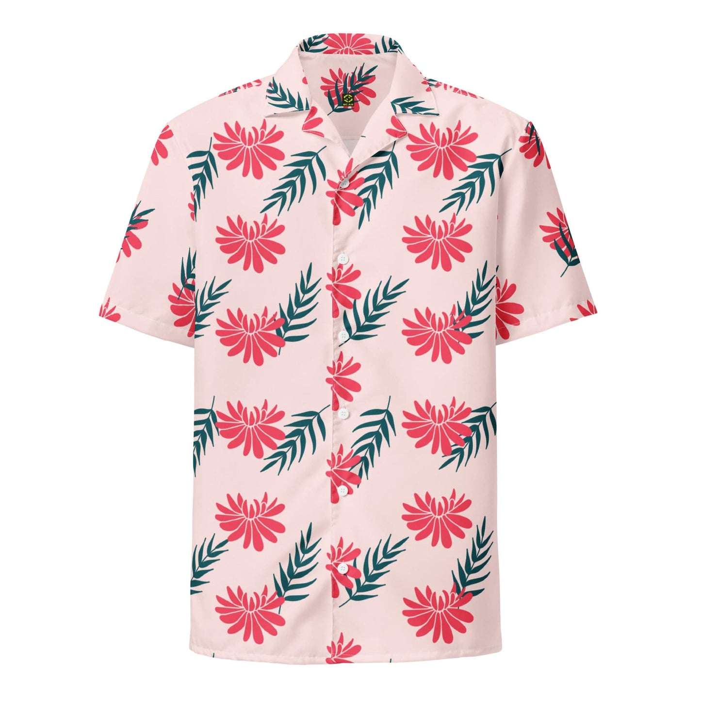 Tropical Flowers short sleeve Shirt 2XS