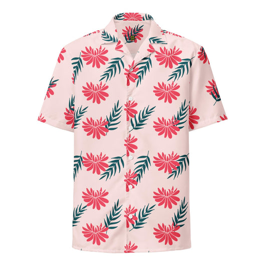 Tropical Flowers short sleeve Shirt 2XS