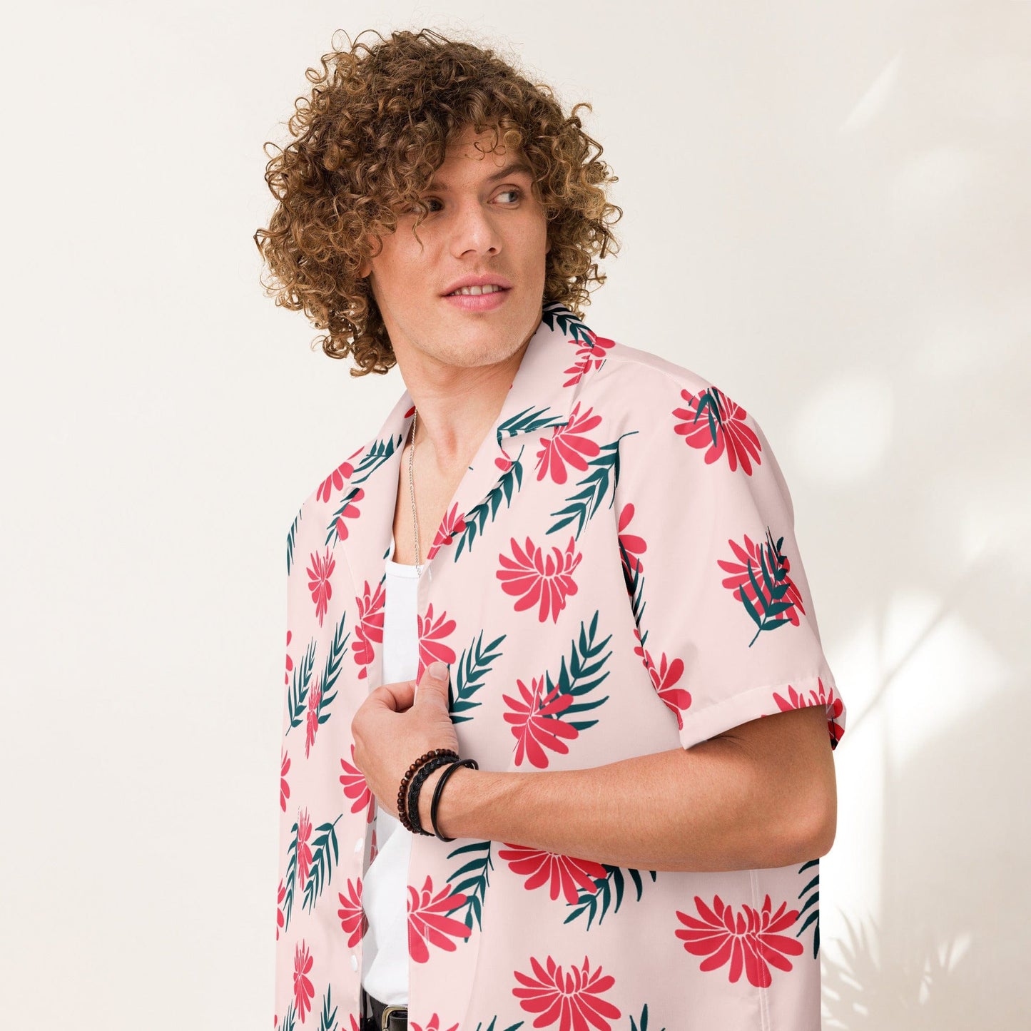 Tropical Flowers short sleeve Shirt