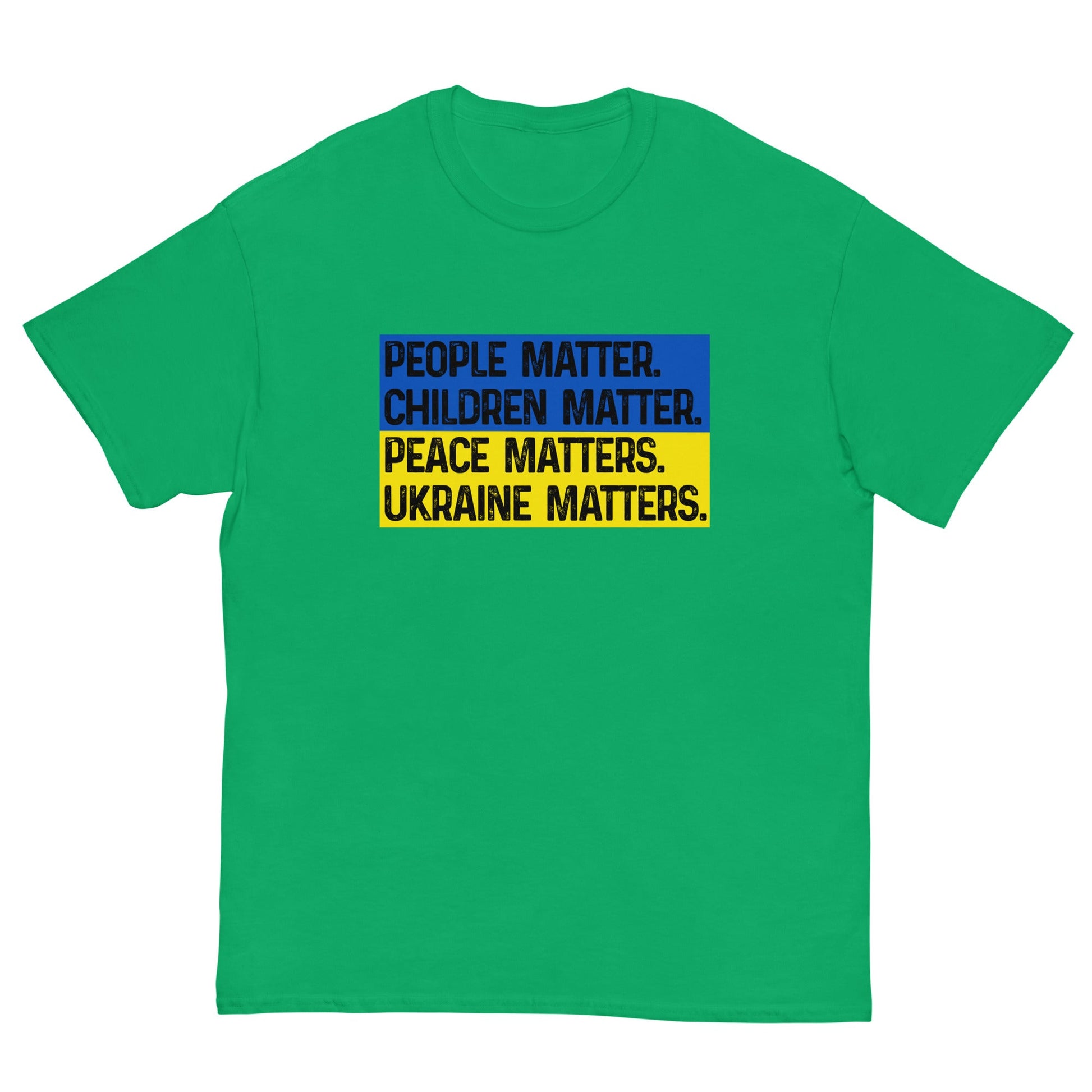 Ukraine Matters  T-shirt Irish Green / S