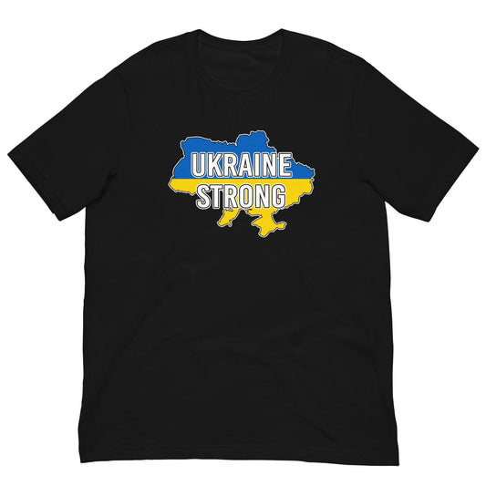 Ukraine Strong T-shirt Black / XS