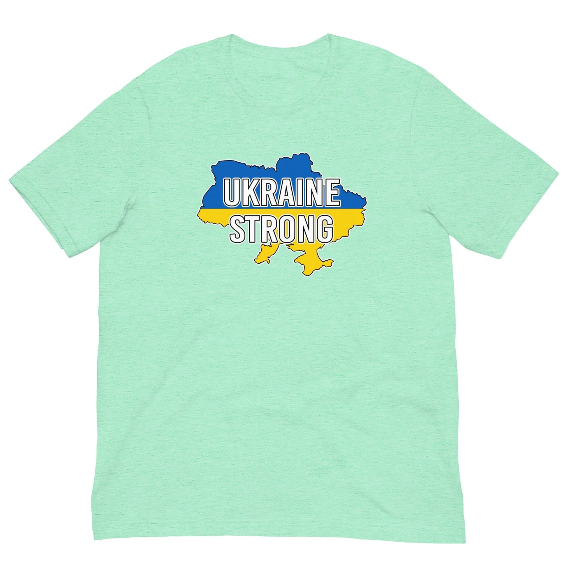 Ukraine Strong T-shirt Heather Mint / S