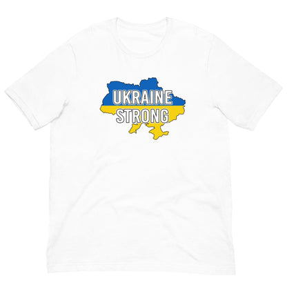 Ukraine Strong T-shirt White / XS