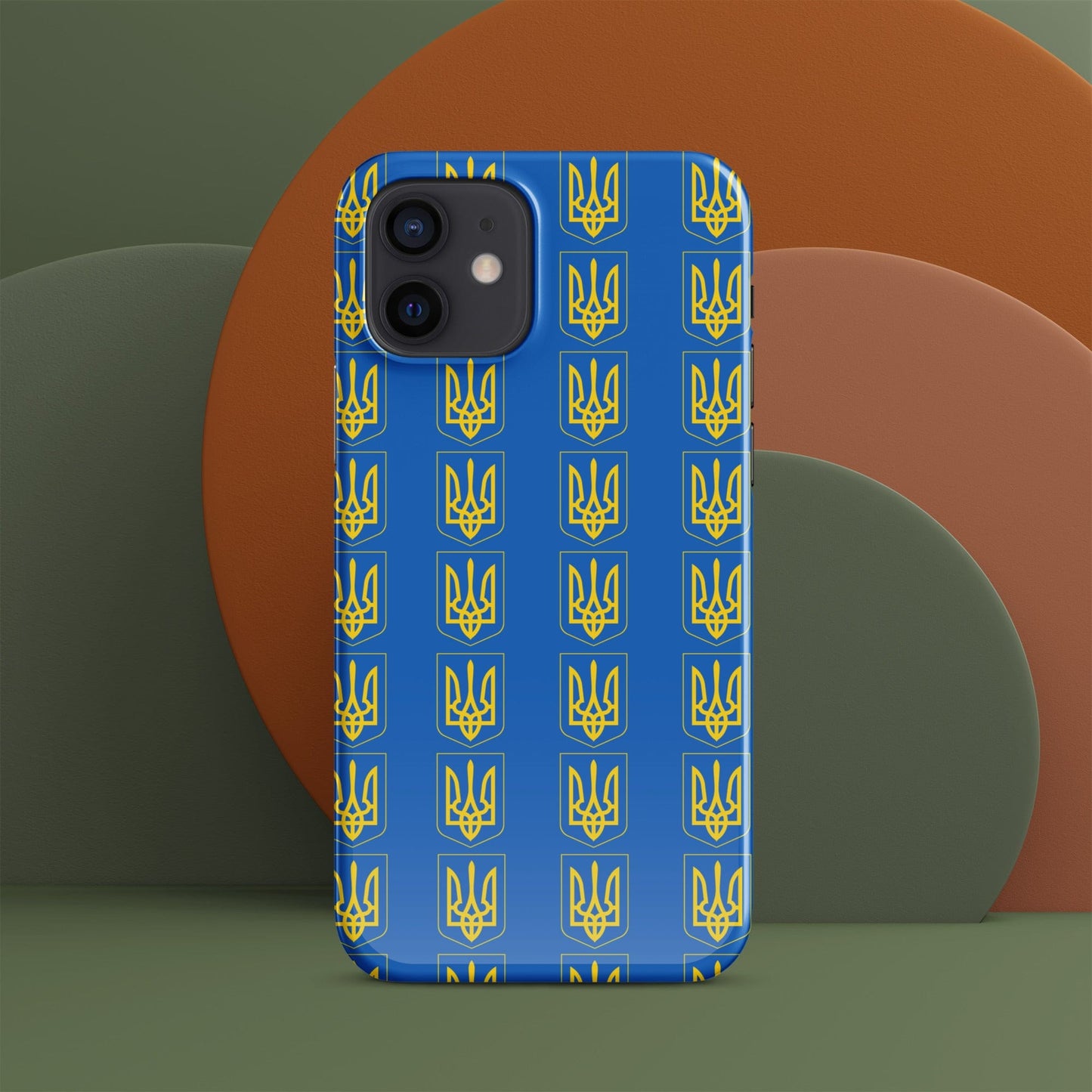 Ukrainian Coat of Arms iPhone Case – Tryzub Ukraine Trident Design | Sleek & Durable Phone Cover iPhone 12