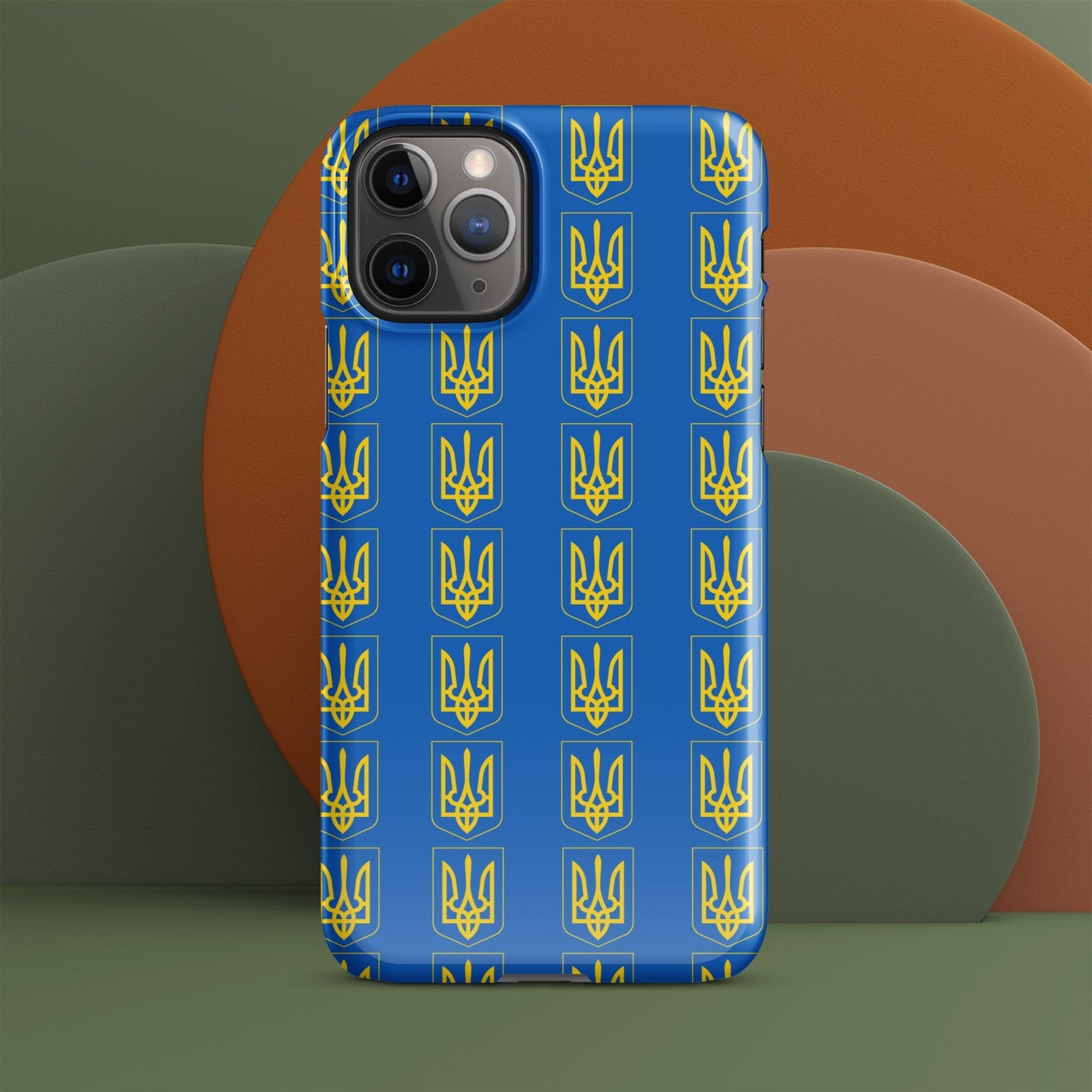 Ukrainian Coat of Arms iPhone Case – Tryzub Ukraine Trident Design | Sleek & Durable Phone Cover iPhone 11 Pro