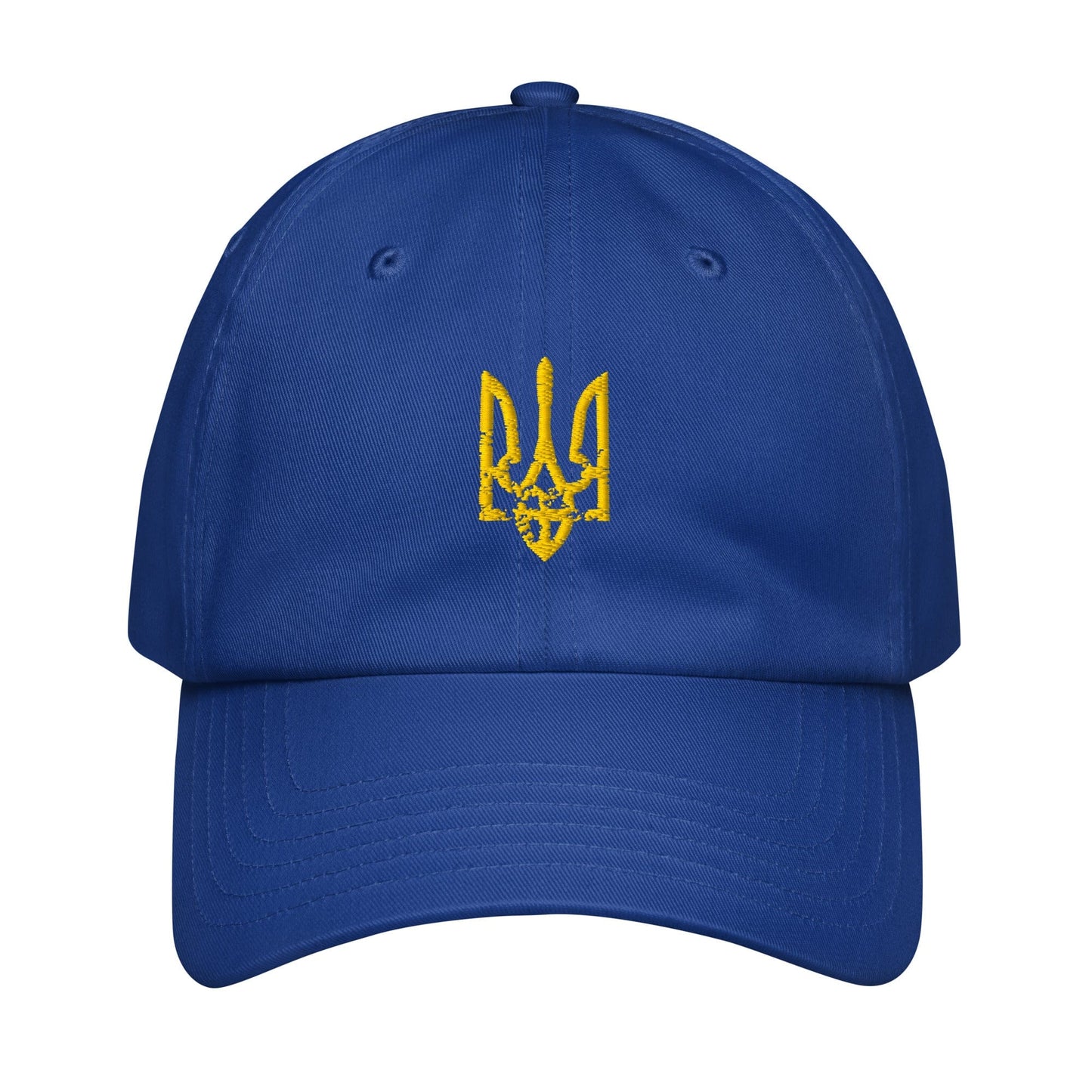 Ukrainian Trident Coat of Arms Under Armour® Embroidered Hat Royal Blue