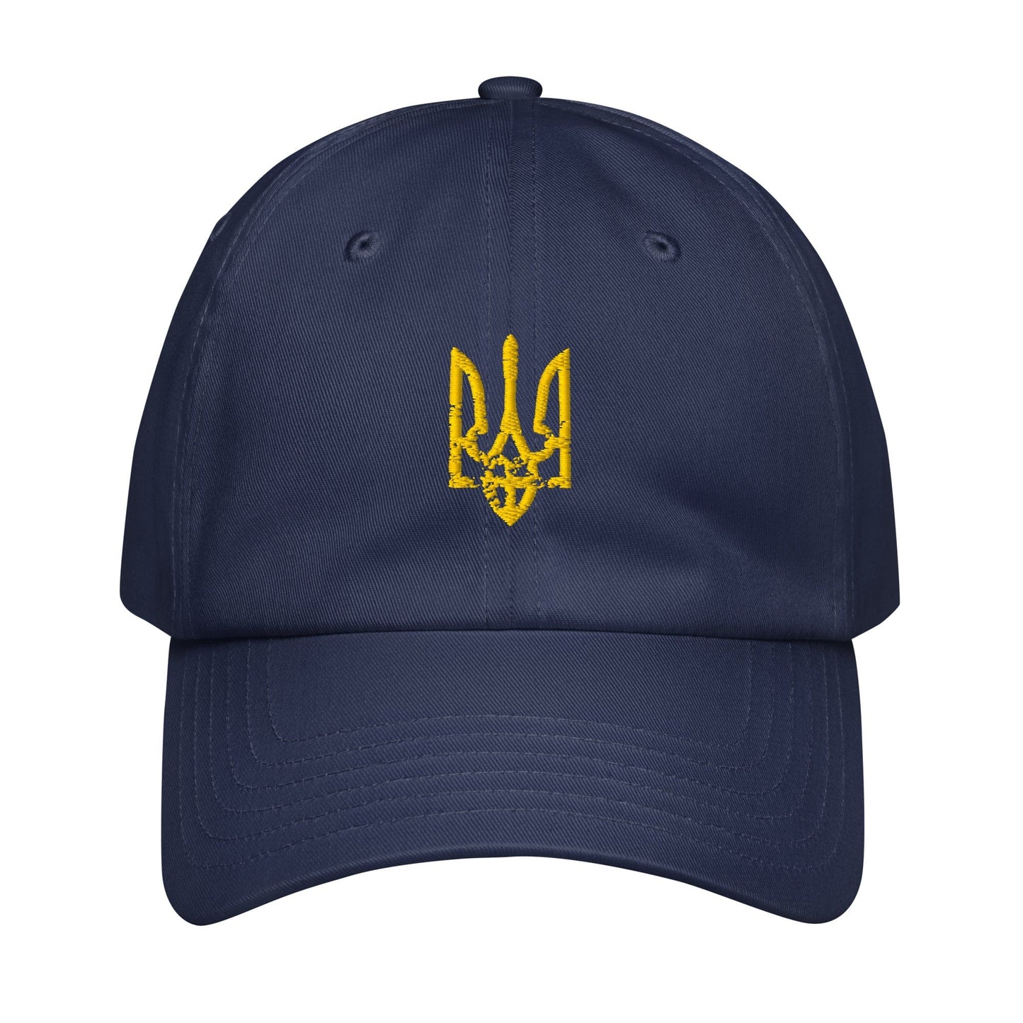 Ukrainian Trident Coat of Arms Under Armour® Embroidered Hat Navy