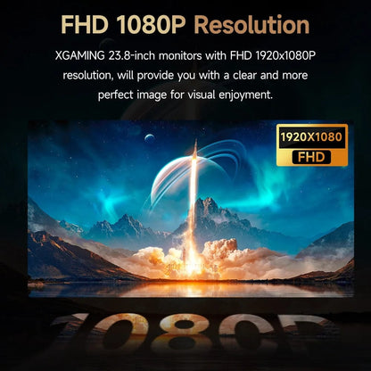 Ultra-Thin 24Inch 100Hz Gaming Monitor, FHD 1080P LED Monitor, 1920*1080P Monitor for Home Office, IPS HDR Computer Monitor HDMI Display with Low Blue Light, Free Sync, VESA Compatible 24" / 24Inch