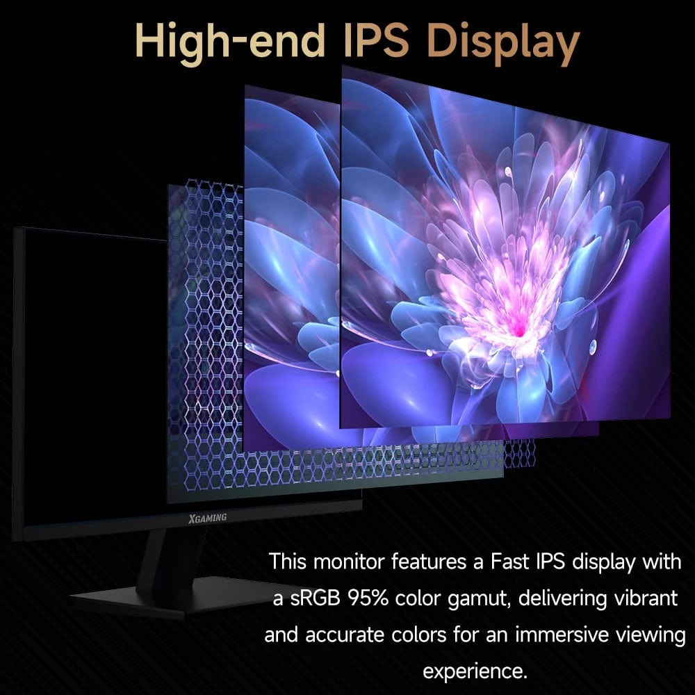 Ultra-Thin 24Inch 100Hz Gaming Monitor, FHD 1080P LED Monitor, 1920*1080P Monitor for Home Office, IPS HDR Computer Monitor HDMI Display with Low Blue Light, Free Sync, VESA Compatible 24" / 24Inch