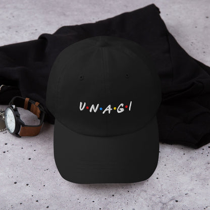 Unagi Funny TV show Embroidered Hat Black