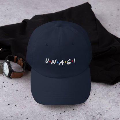 Unagi Funny TV show Embroidered Hat Navy