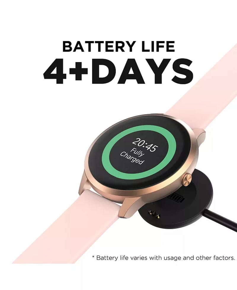 Unisex Sport Smartwatch with Durable Silicone Strap - 43.2mm