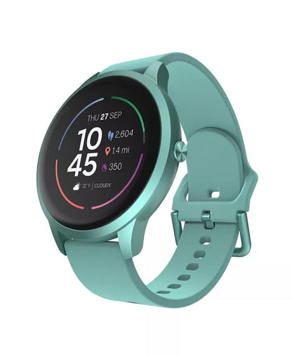 Unisex Sport Smartwatch with Durable Silicone Strap - 43.2mm Ocean Green / 43Mm