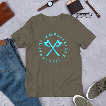 Viking Axes and Runes T-shirt