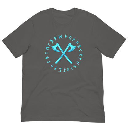 Viking Axes and Runes T-shirt Asphalt / S