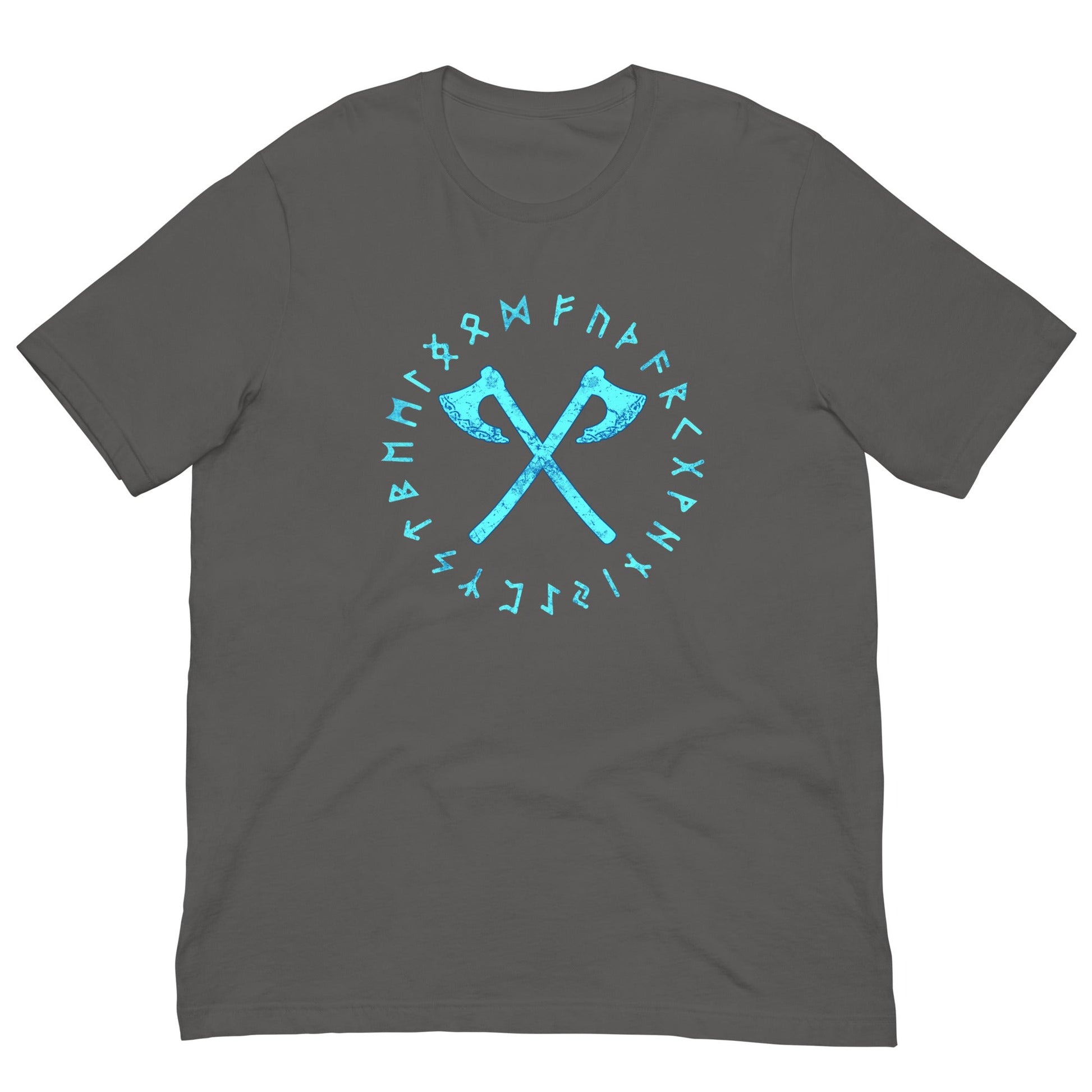 Viking Axes and Runes T-shirt Asphalt / S