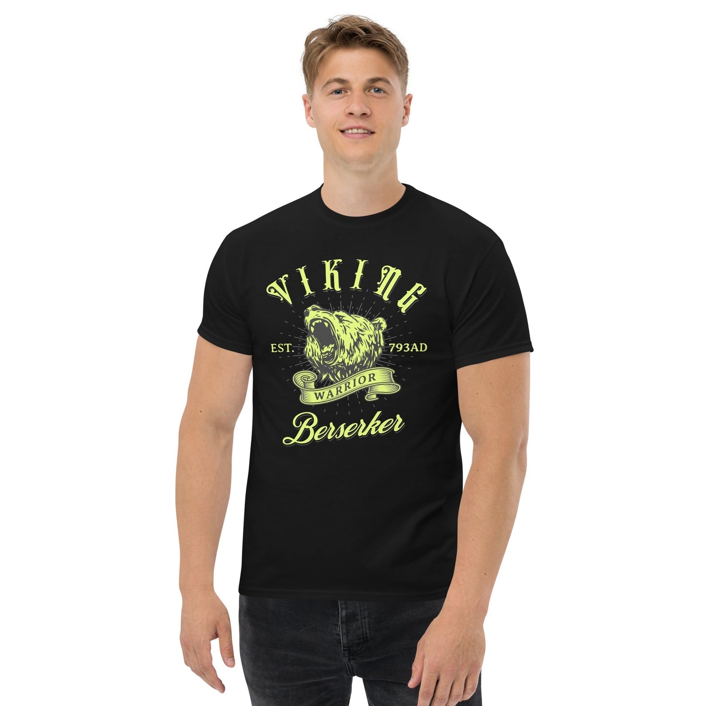 Scar Design Viking Berserker Warrior T-shirt