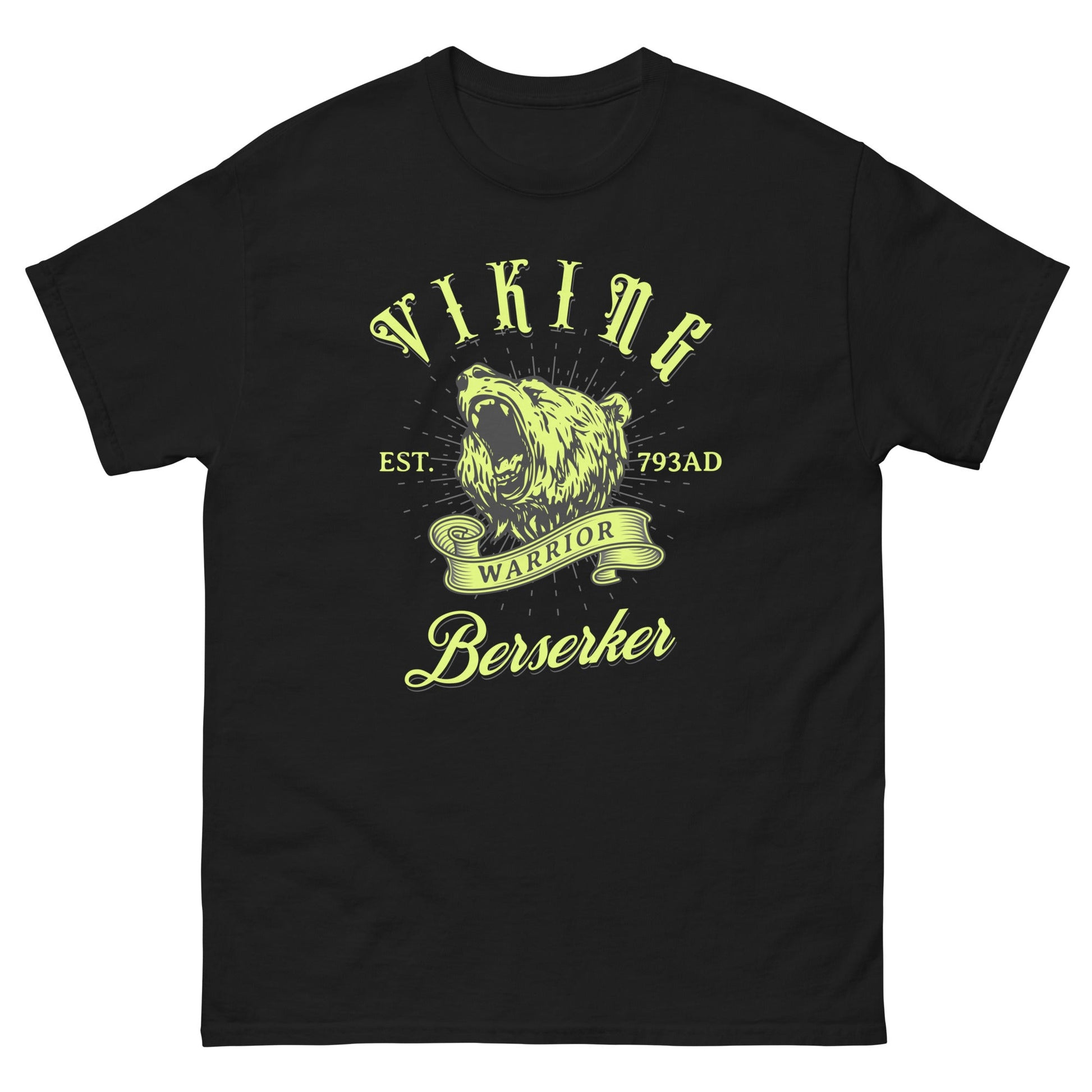 Scar Design T shirt Black / S Viking Berserker Warrior T-shirt